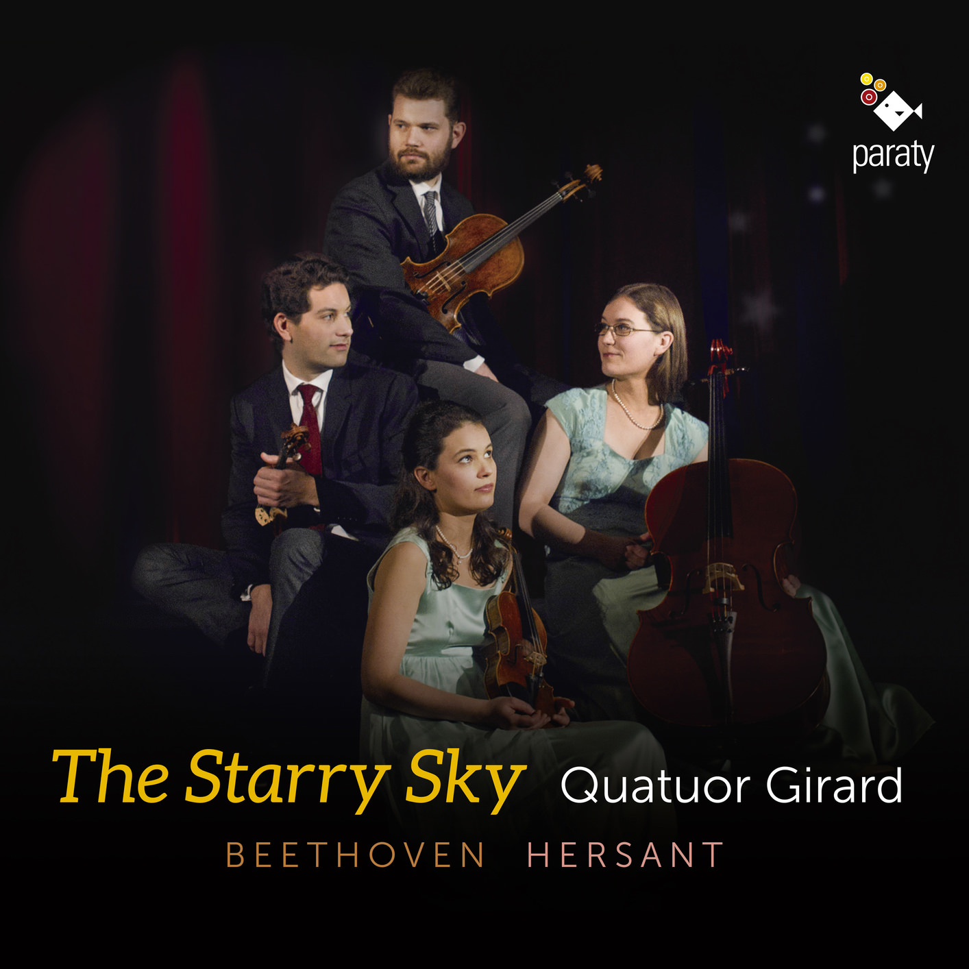 Quatuor Girard - Beethoven: Quatuor No. 2, Op. 59; Hersant: Quatuor No. 4 " The Starry Sky" (2018) [FLAC 24bit/96kHz]