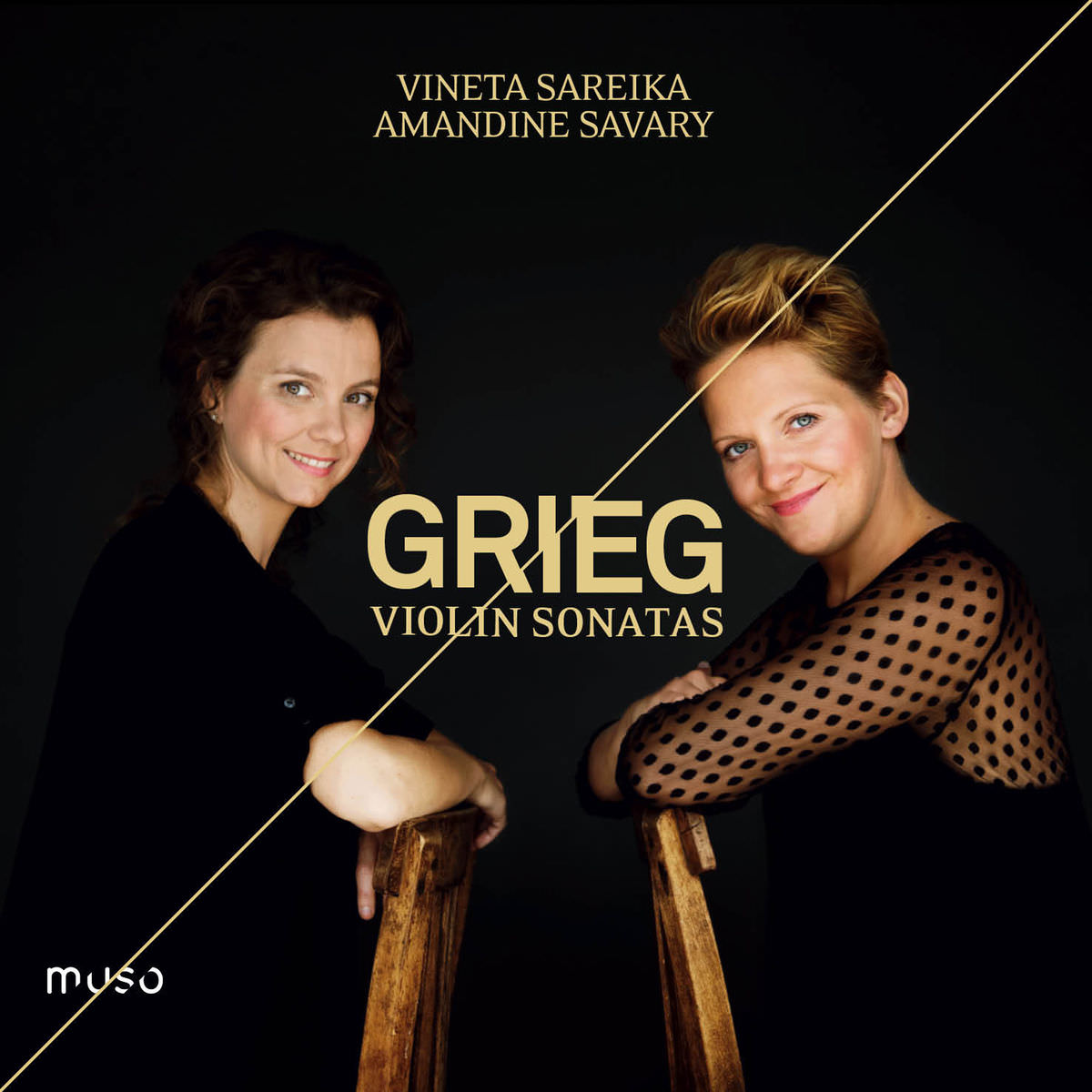Vineta Sareika & Amandine Savary - Edvard Grieg: Violin Sonatas (2018) [FLAC 24bit/96kHz]