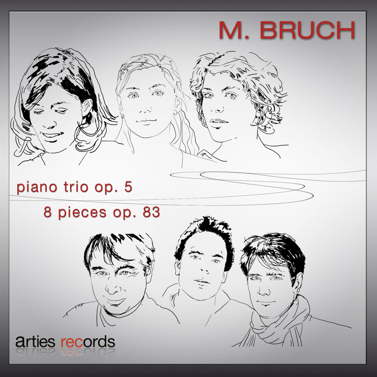 Trio Estampe – Max Bruch: Piano trio Op. 5 & 8 pieces, Op. 83 (2011/2014) [FLAC 24bit/96kHz]