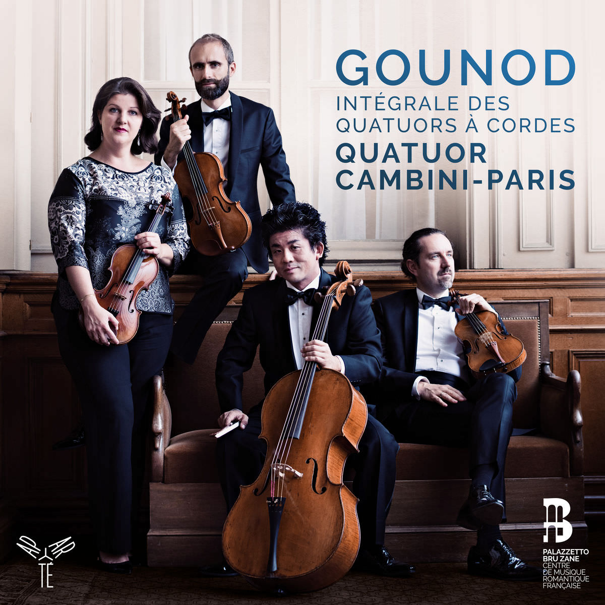 Quatuor Cambini-Paris - Gounod: Complete String Quartets (2018) [FLAC 24bit/96kHz]