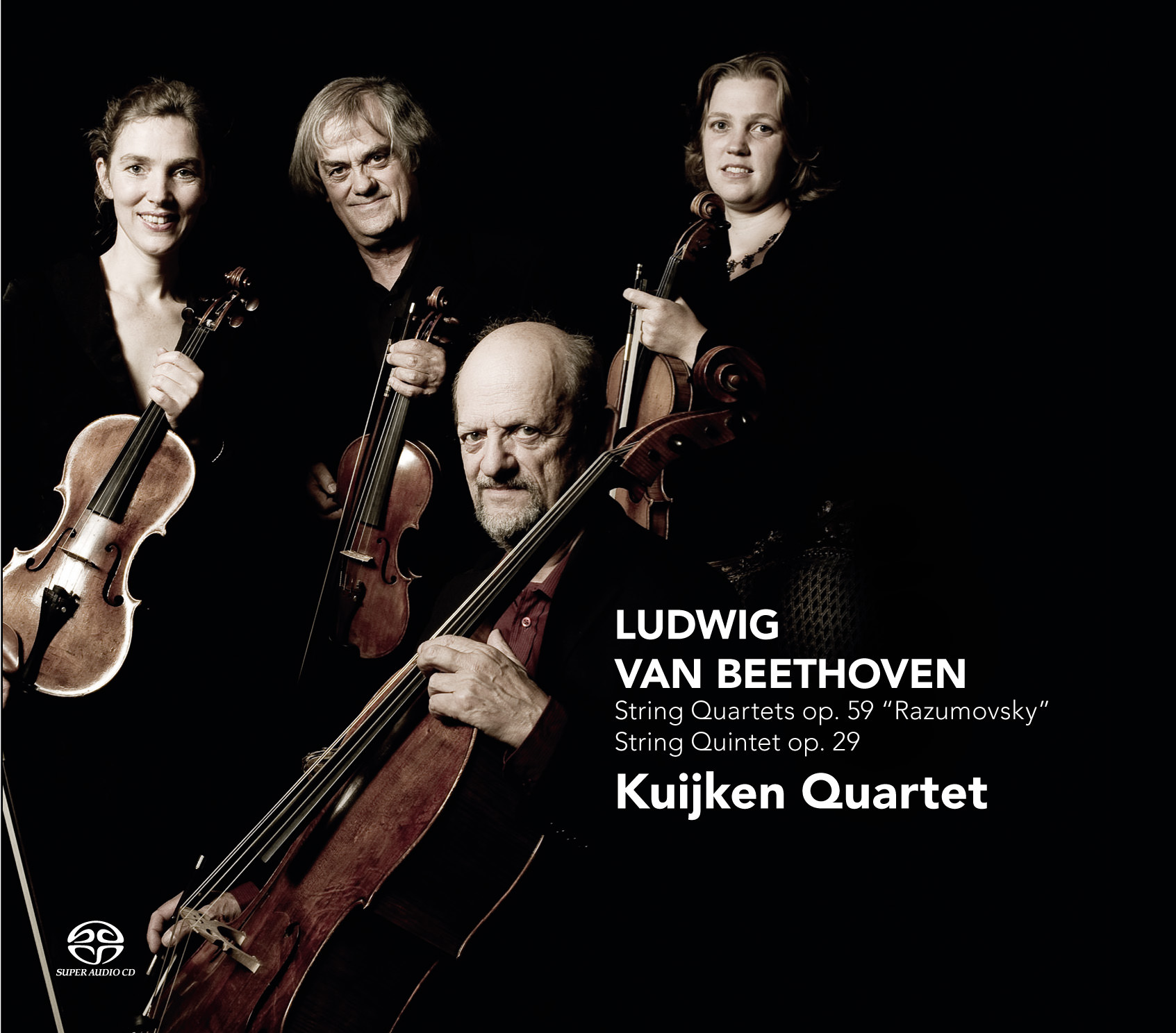 Kuijken Quartet - Beethoven: String Quartets Op. 59, String Quintet Op. 29 (2011) [nativeDSDmusic DSF DSD64/2.82MHz]