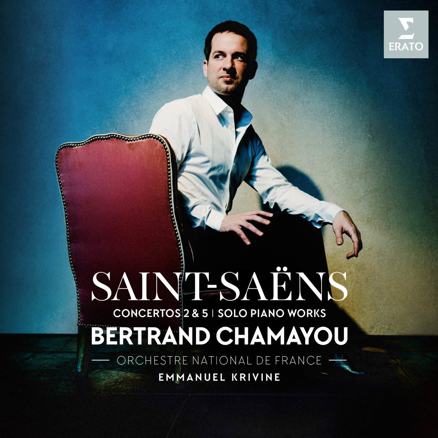 Bertrand Chamayou - Saint-Saens: Piano Concertos Nos 2, 5 & Piano Works (2018) [FLAC 24bit/96kHz]