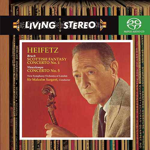 Jascha Heifetz - Vieuxtemps: Violin Concerto No. 5; Bruch: Scottish Fantasy (1961/2006) [DSF DSD64/2.82MHz]