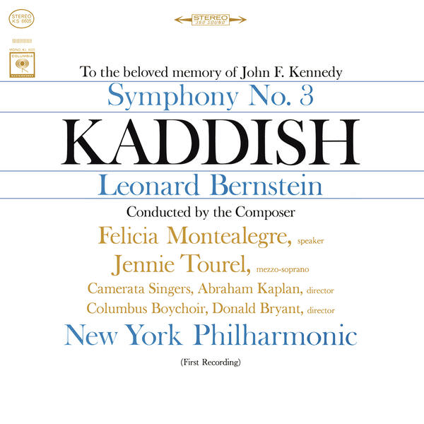 New York Philharmonic Orchestra, Leonard Bernstein - Bernstein: Symphony No. 3 ‘Kaddish’ (To the Beloved Memory of John F. Kennedy) (1963/2017) [FLAC 24bit/192kHz]