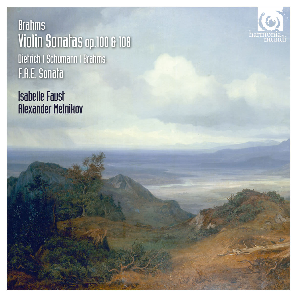 Isabelle Faust & Alexander Melnikov - Brahms, Schumann & Dietrich: Violin Sonatas (2015) [Qobuz FLAC 24bit/96kHz]