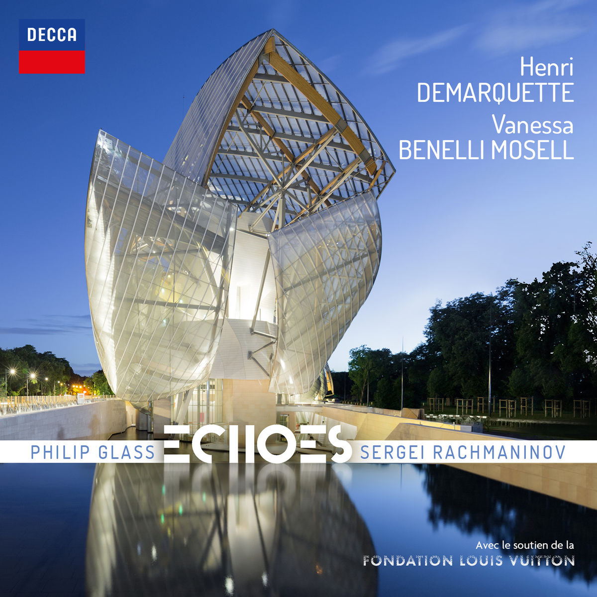 Henri Demarquette & Vanessa Benelli Mosell – Echoes: Philip Glass & Sergei Rachmaninov (2018) [Qobuz FLAC 24bit/88,2kHz]