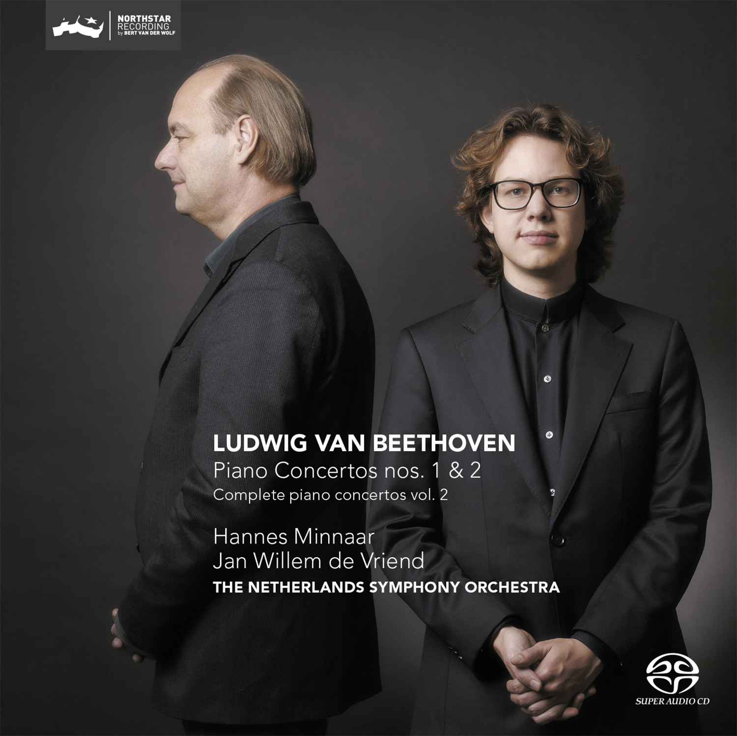 Hannes Minnaar, The Netherlands Symphony Orchestra, Jan Willem de Vriend – Beethoven: Piano Concertos Nos. 1 & 2 – Complete Piano Concertos, Vol. 2 (2016) [FLAC 24bit/352,8kHz]