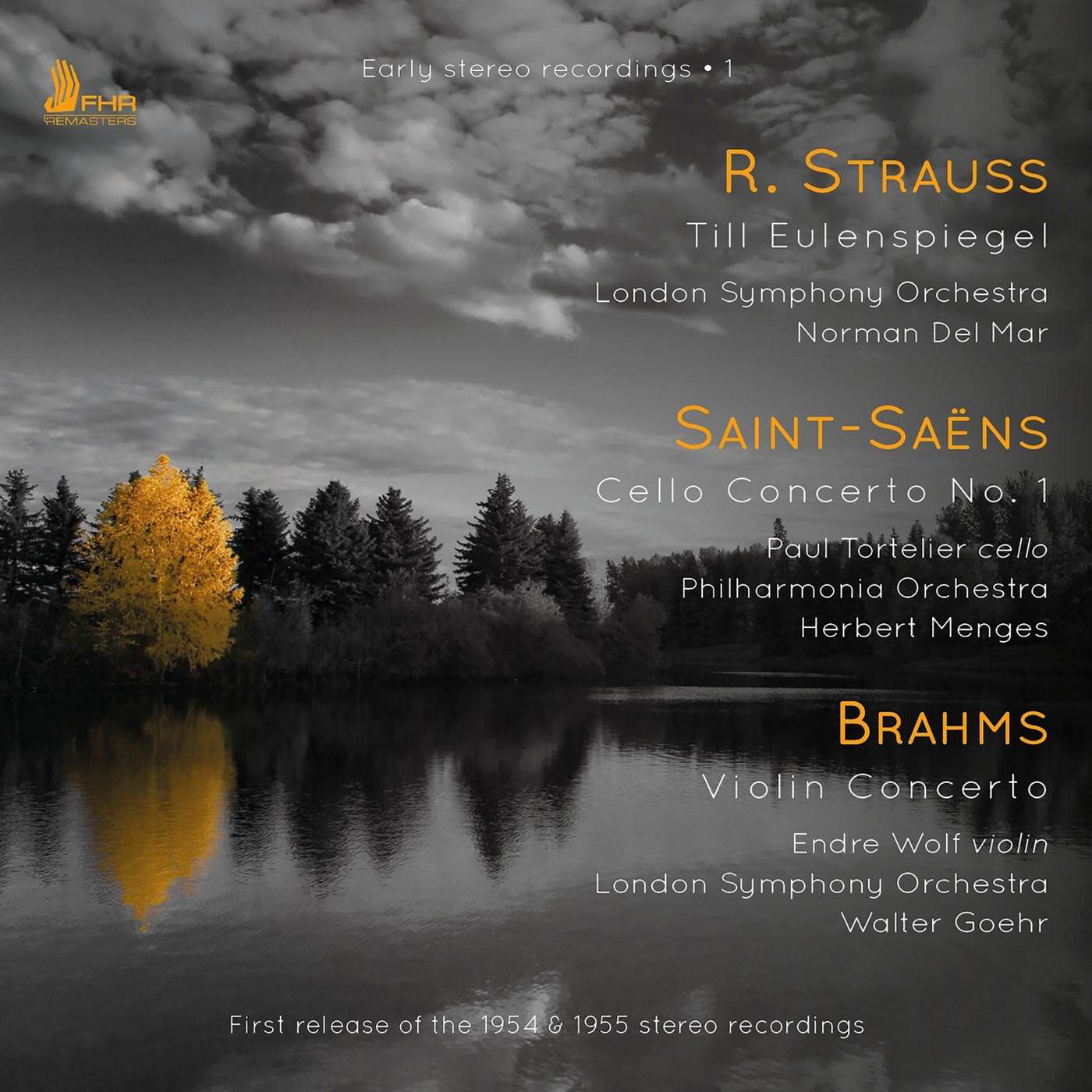 Herbert Menges & Walter Goehr – Strauss, Saint-Saens & Brahms Orchestral Works (2018) [FLAC 24bit/96kHz]