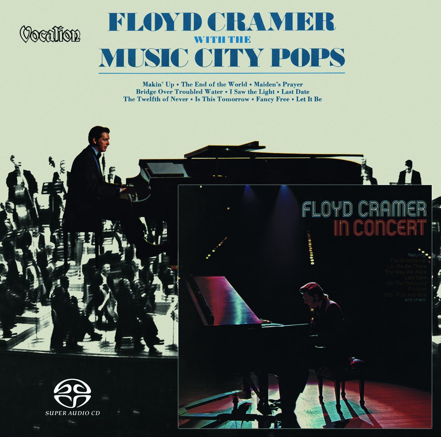 Floyd Cramer - With The Music City Pops & In Concert (1970/1974) [Reissue 2018] {SACD ISO + FLAC 24bit/88,2kHz}