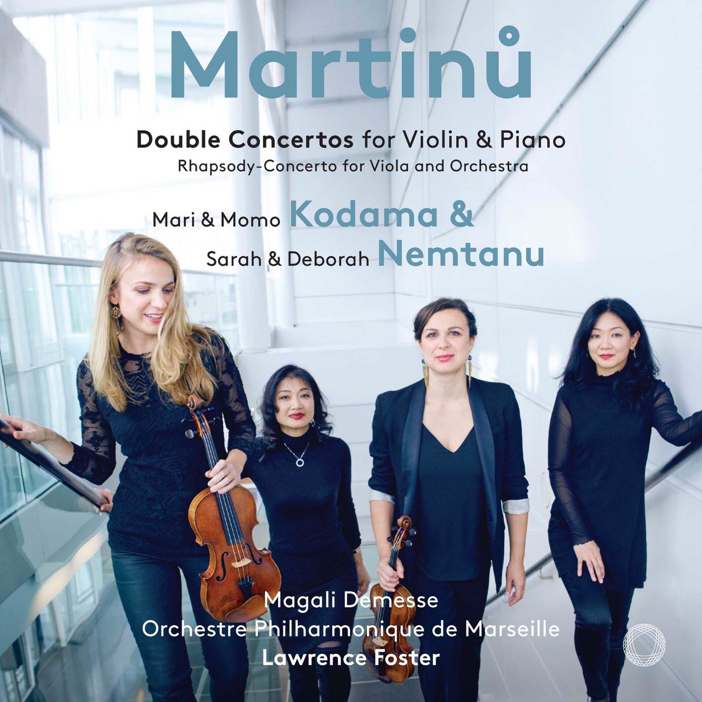 Mari & Momo Kodama, Deborah & Sarah Nemtanu - Martinu: Double Concertos for Violin & Piano (2018) {SACD ISO + FLAC 24bit/96kHz}
