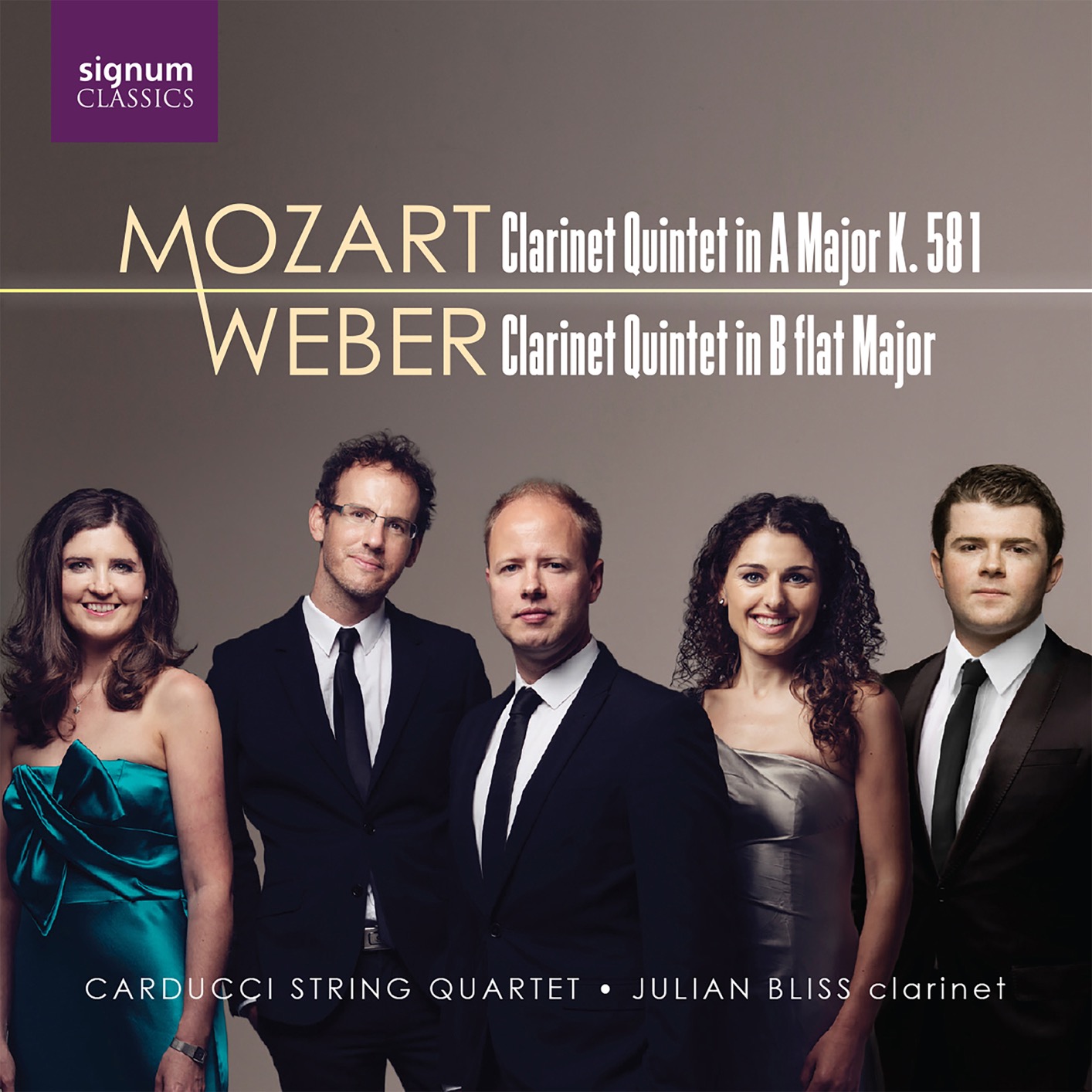 Carducci String Quartet & Julian Bliss - Mozart & Weber: Clarinet Quintets (2018) [FLAC 24bit/96kHz]