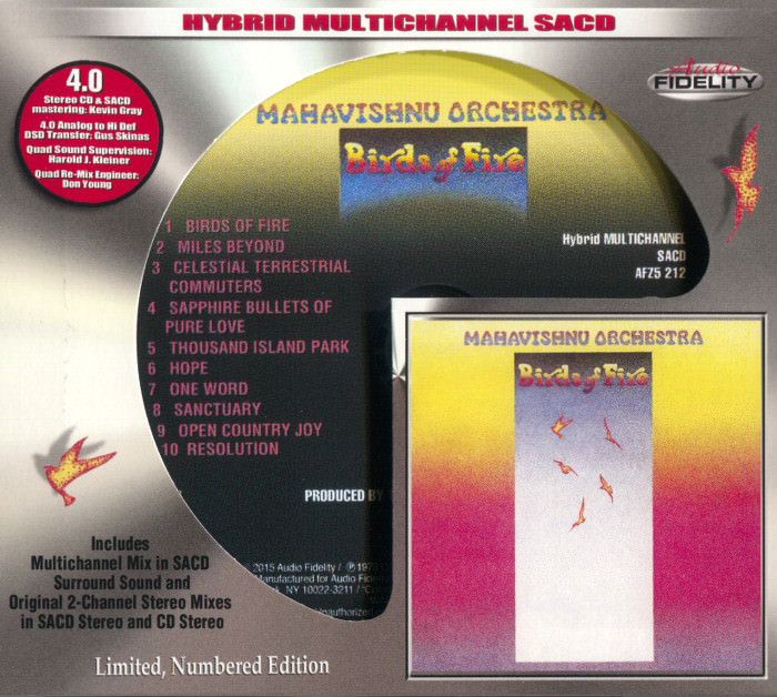 Mahavishnu Orchestra – Birds Of Fire (1973) [Audio Fidelity 2015] {SACD ISO + FLAC 24bit/88,2kHz}