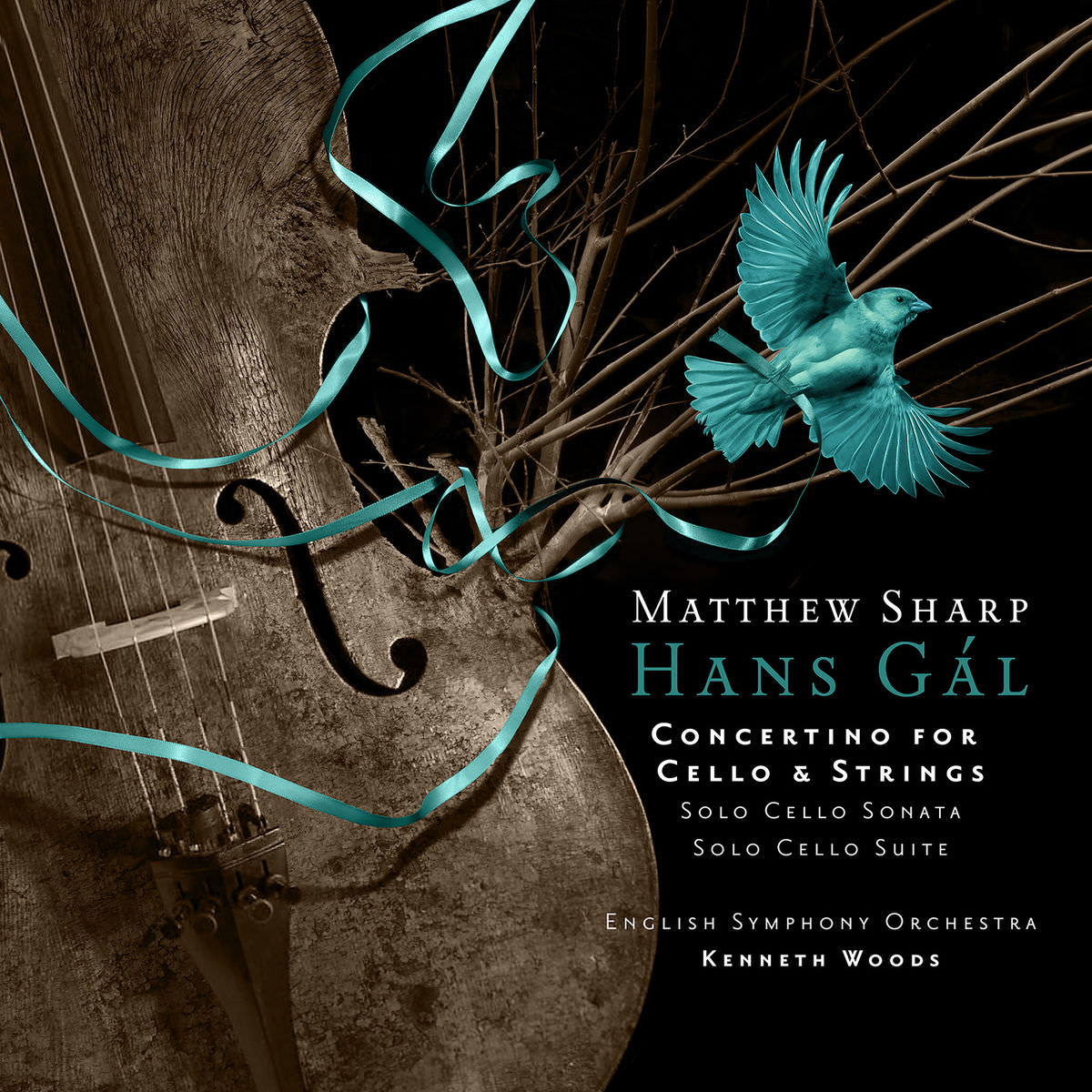 Matthew Sharp, English Symphony Orchestra & Kenneth Woods - Hans Gal: Concertino for Cello and Strings (2018) [FLAC 24bit/88,2kHz]