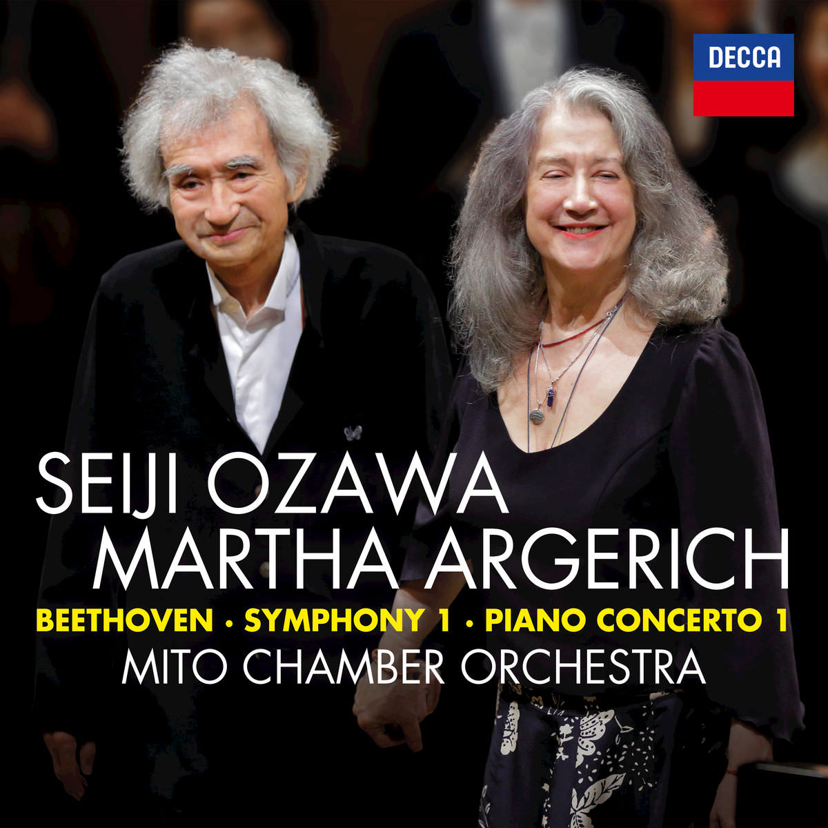 Martha Argerich, Seiji Ozawa & Mito Chamber Orchestra – Beethoven: Symphony No. 1 & Piano Concerto No. 1 (2018) [FLAC 24bit/96kHz]