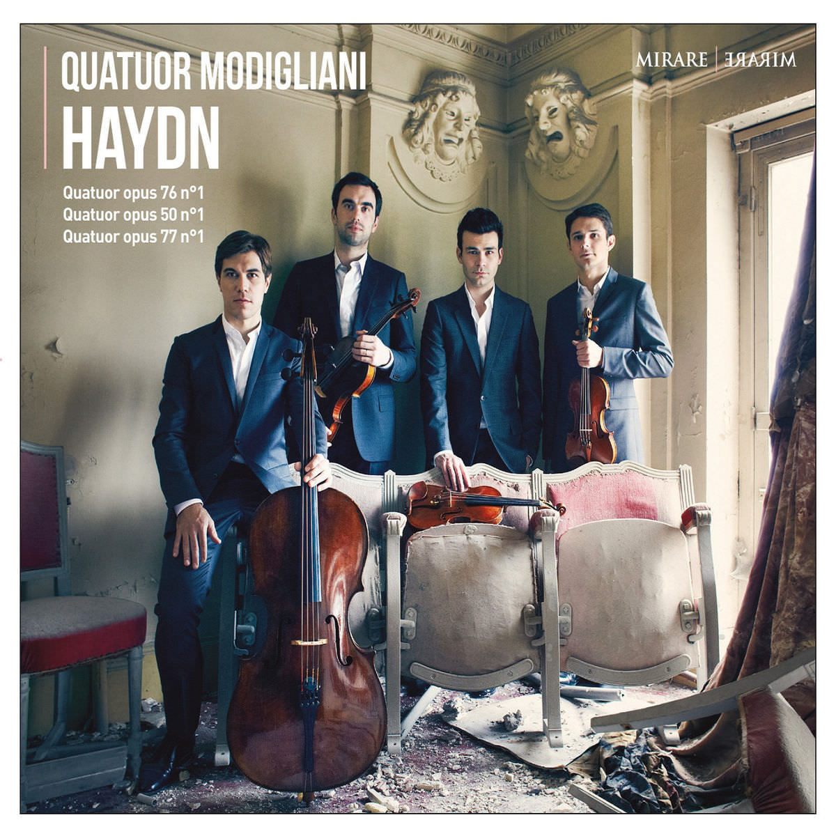 Quatuor Modigliani - Haydn: Quartets, Op. 76 No. 1; Op. 50 No. 1; Op. 77 No. 1 (2014) [FLAC 24bit/44,1kHz]