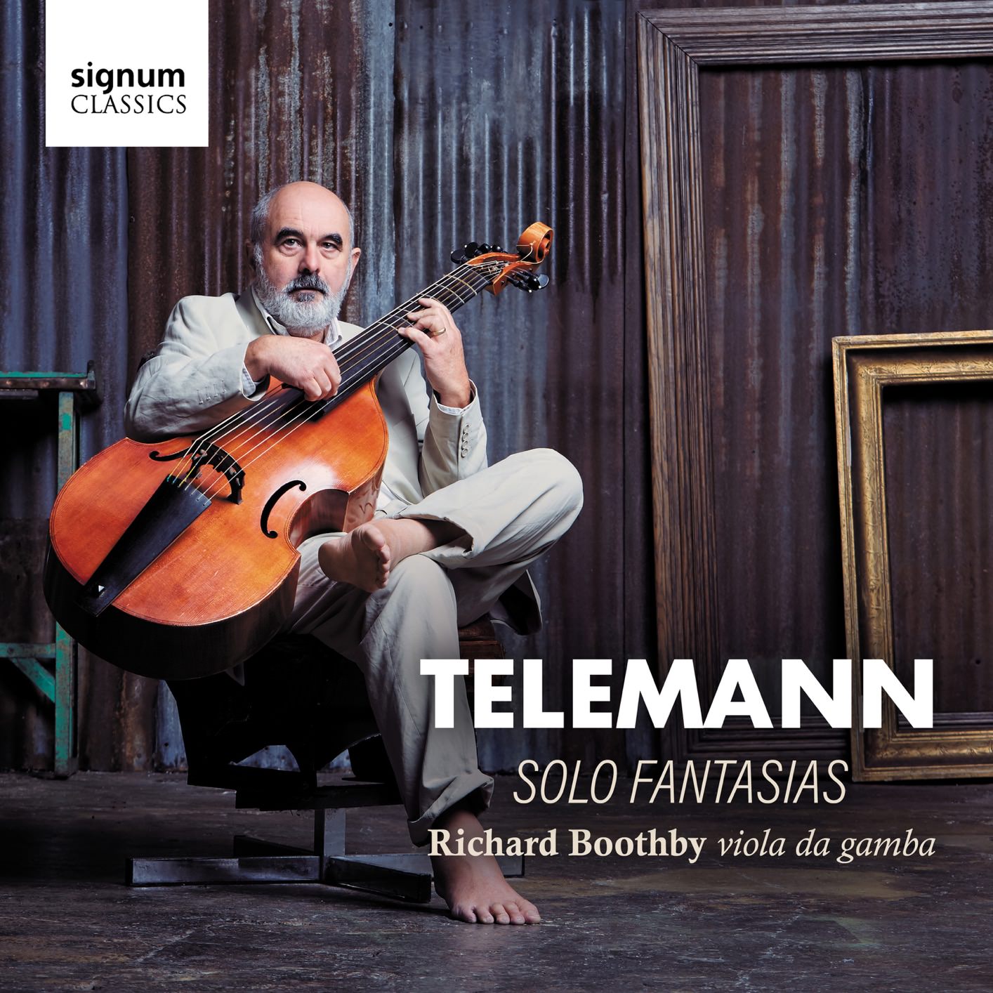 Richard Boothby - Telemann: Twelve Fantasias for Solo Viola da Gamba (2018) [FLAC 24bit/96kHz]