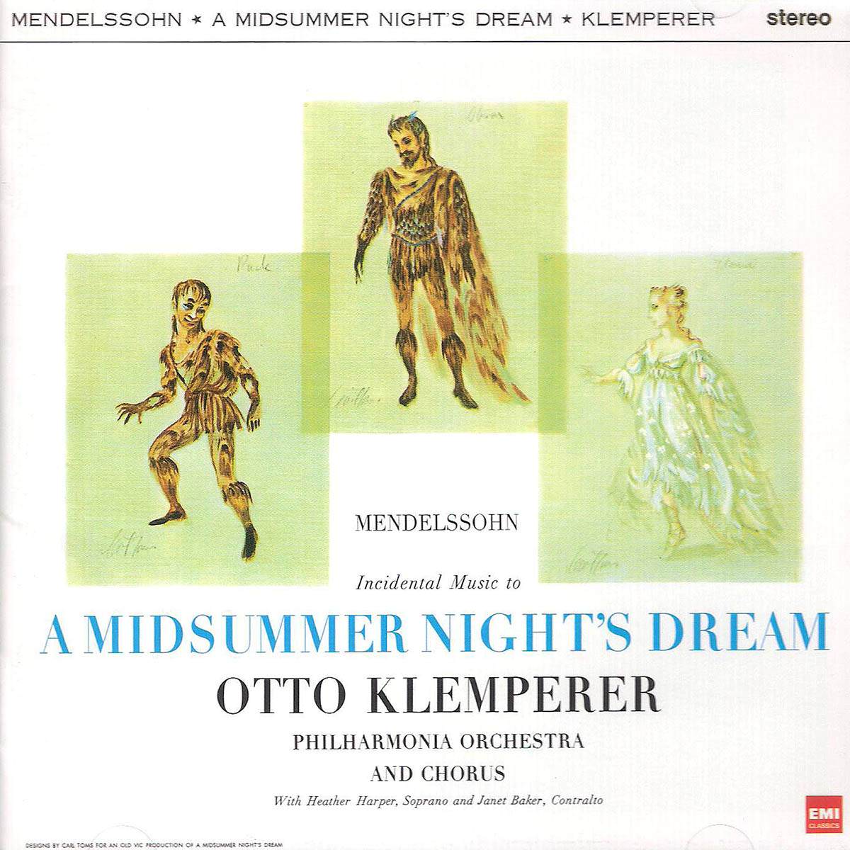 Otto Klemperer, Philharmonia Orchestra - Mendelssohn: A Midsummer Night’s Dream (1961) [Japan 2011] {SACD ISO + FLAC 24bit/96kHz}