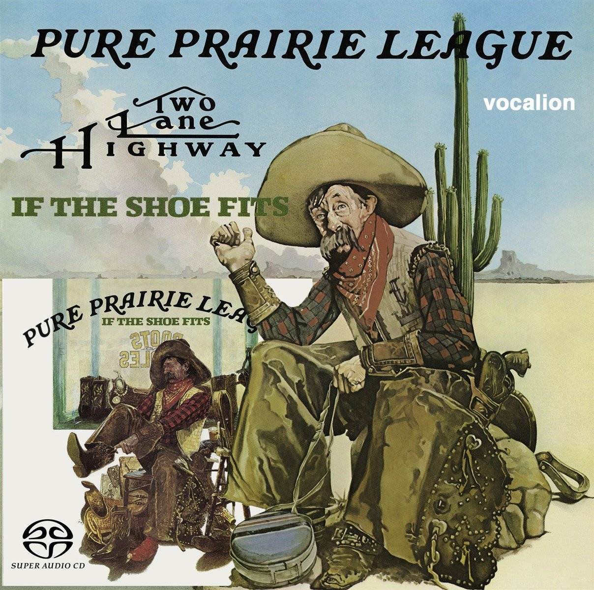 Pure Prairie League - Two Lane Highway & If The Shoe Fits (1975/1976) [Reissue 2017] {SACD ISO + FLAC 24bit/88,2kHz}