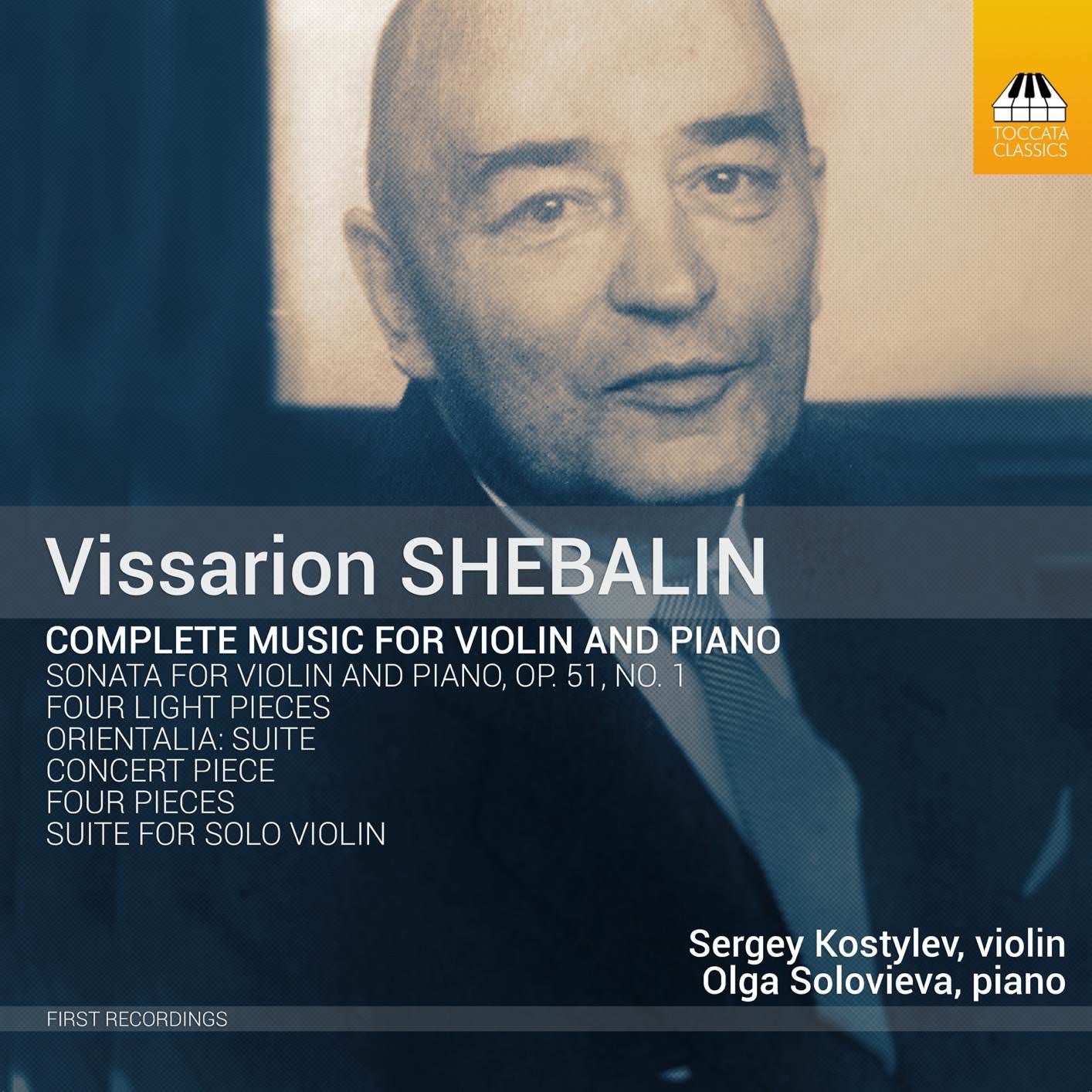 Sergey Kostylev & Olga Solovieva - Shebalin: Complete Music for Violin & Piano (2018) [FLAC 24bit/44,1kHz]