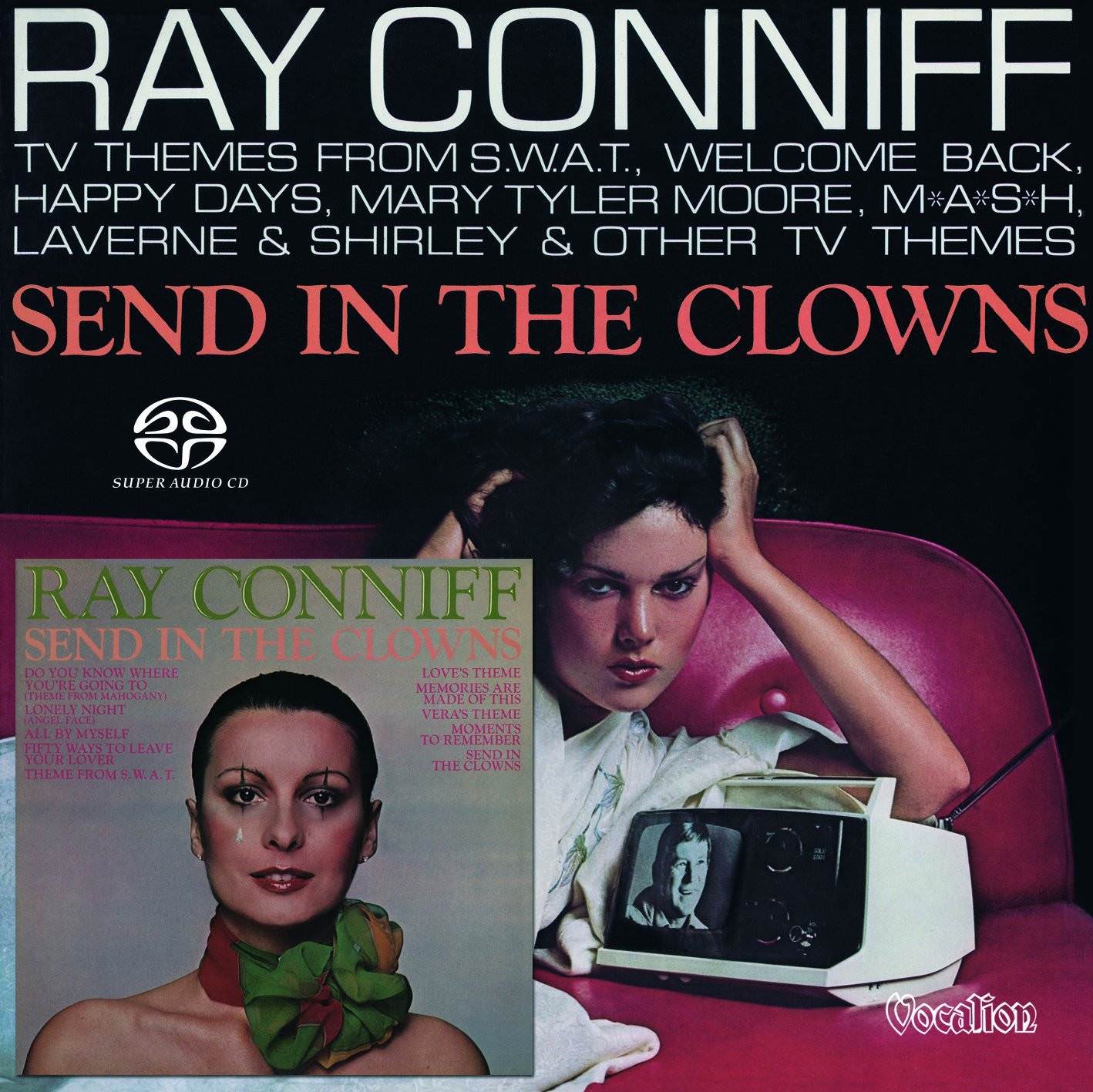 Ray Conniff - Theme from SWAT & Other TV Themes & Send In The Clowns (1976) [Reissue 2018] {SACD ISO + FLAC 24bit/88,2kHz}