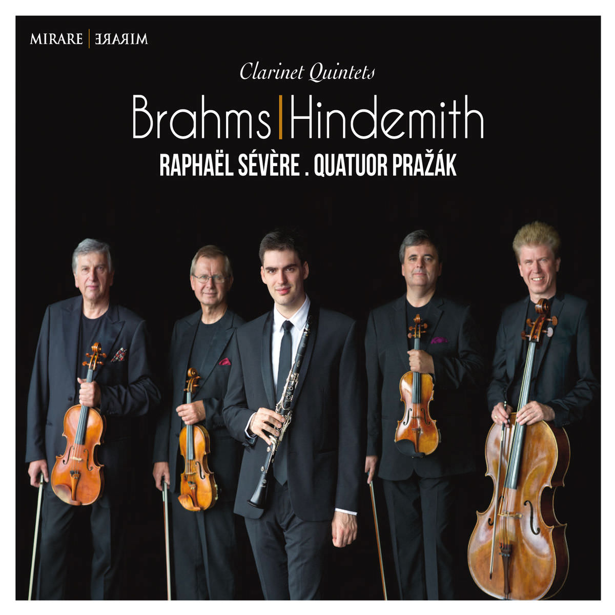 Raphael Severe & Prazak Quartet - Brahms & Hindemith: Clarinet Quintets (2015) [FLAC 24bit/96kHz]
