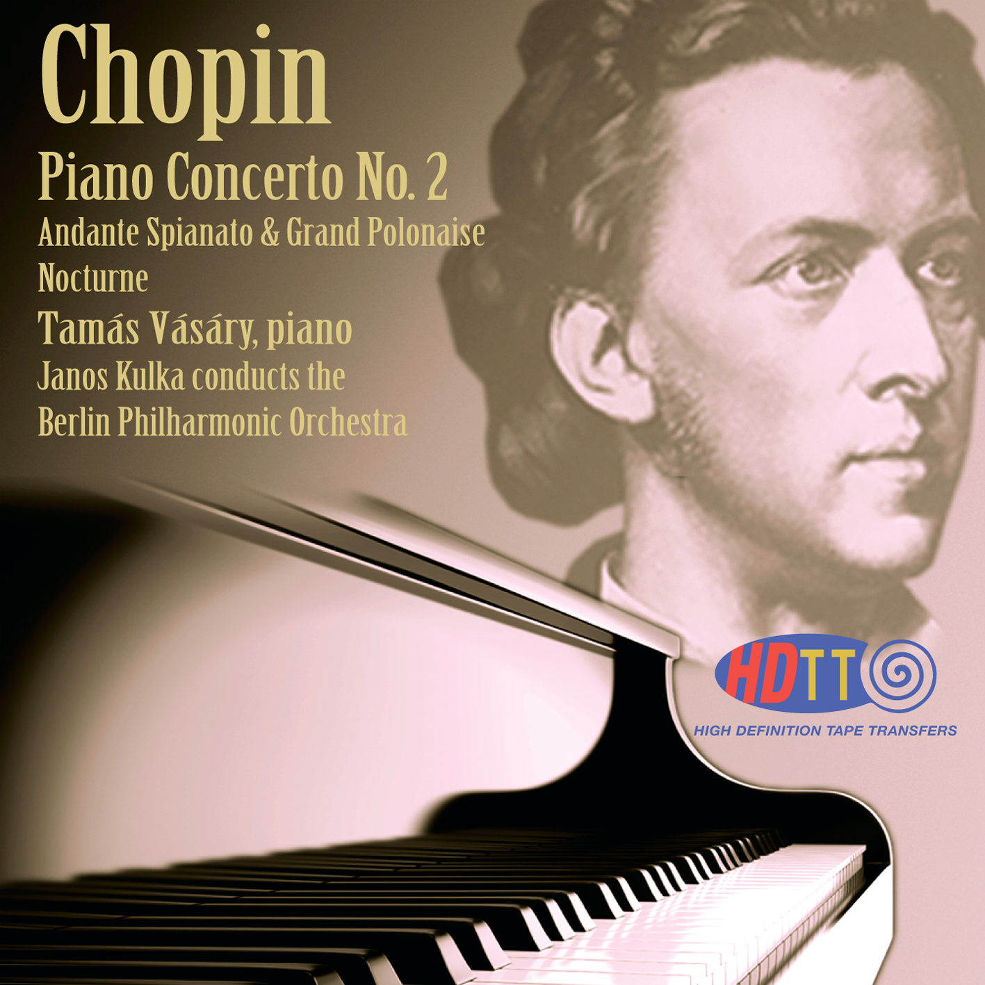 Tamas Vasary, Berlin Philarmonic Orchestra, Janos Kulka – Chopin: Piano Concerto No.2 (1963/2015) [HDTT DSF DSD128/5.64MHz + FLAC 24bit/96kHz]