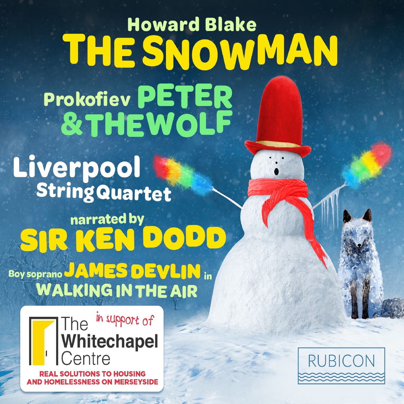 Liverpool String Quartet, Ken Dodd & James Devlin – Blake: The Snowman – Prokofiev: Peter & the Woolf (2018) [FLAC 24bit/44,1kHz]