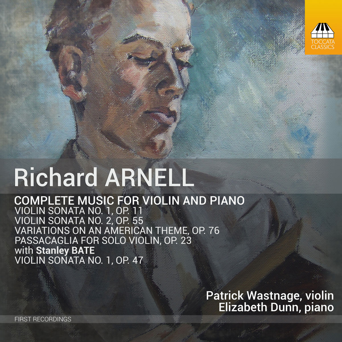 Patrick Wastnage & Elizabeth Dunn – Arnell: Complete Music for Violin & Piano (2018) [FLAC 24bit/96kHz]