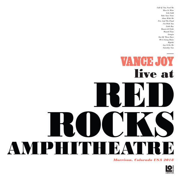 Vance Joy - Live at Red Rocks Amphitheatre (2018) [FLAC 24bit/96kHz]