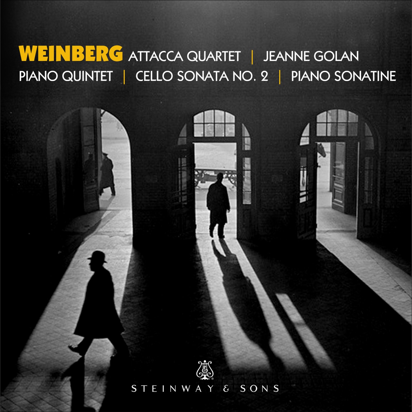 Attacca Quartet & Jeanne Golan - Weinberg: Piano Quintet, Piano Sonatina & Cello Sonata No. 2 (2018) [FLAC 24bit/192kHz]
