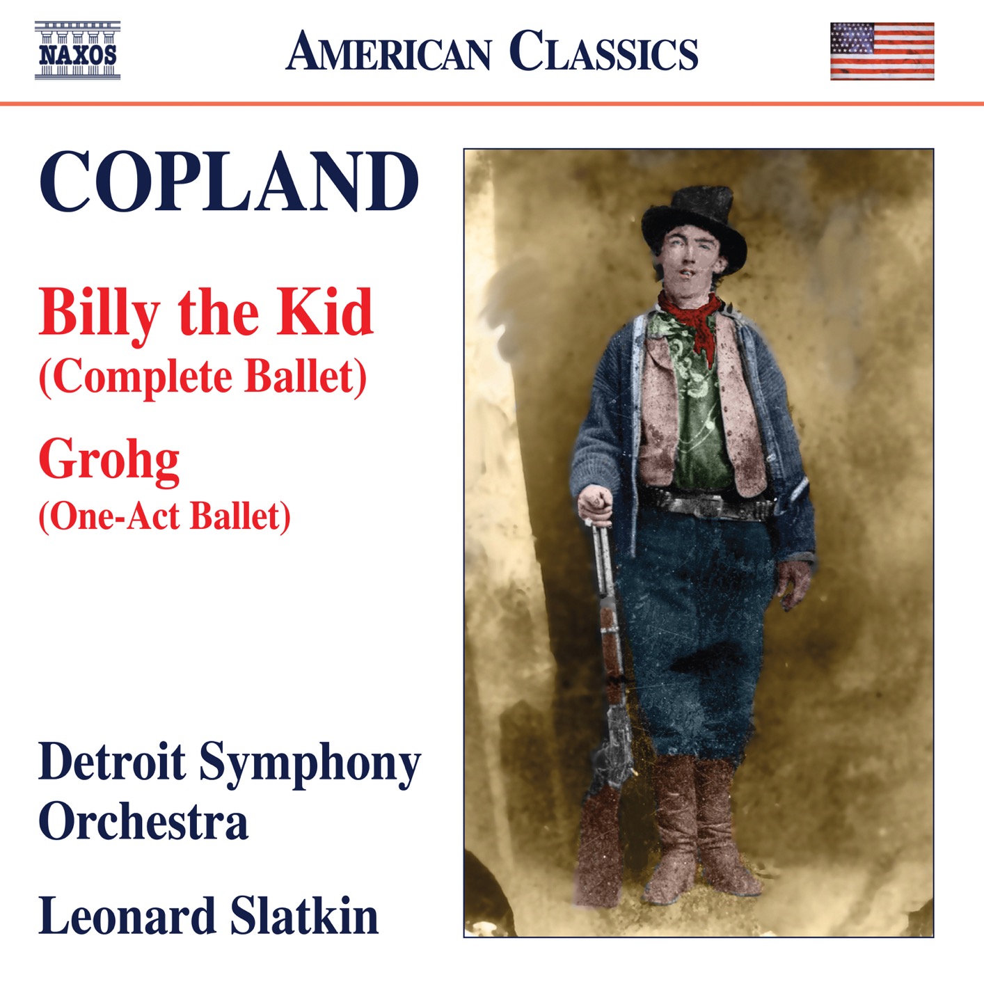 Detroit Symphony Orchestra, Leonard Slatkin - Copland: Grohg & Billy the Kid (2019) [FLAC 24bit/96kHz]
