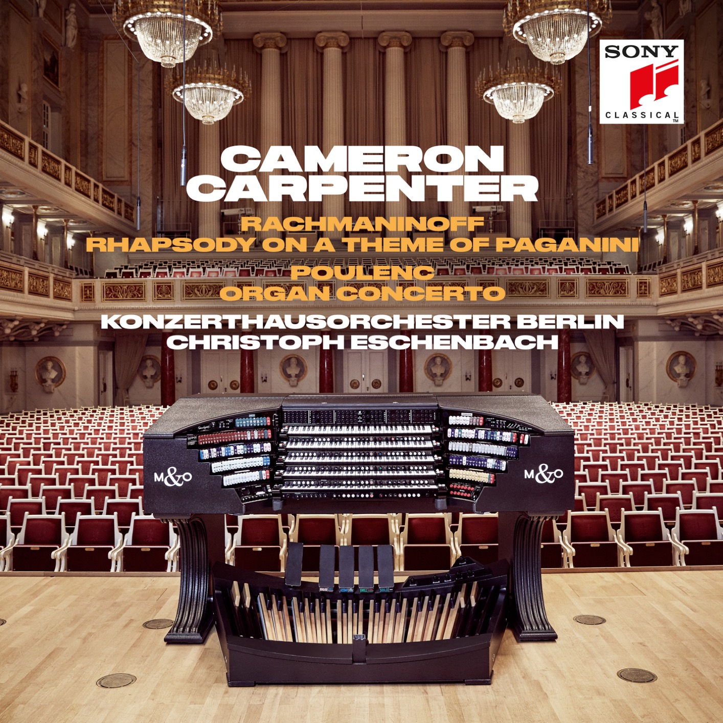 Cameron Carpenter – Rachmaninoff: Rhapsody on a Theme of Paganini & Poulenc: Organ Concerto (2019) [FLAC 24bit/44,1kHz]