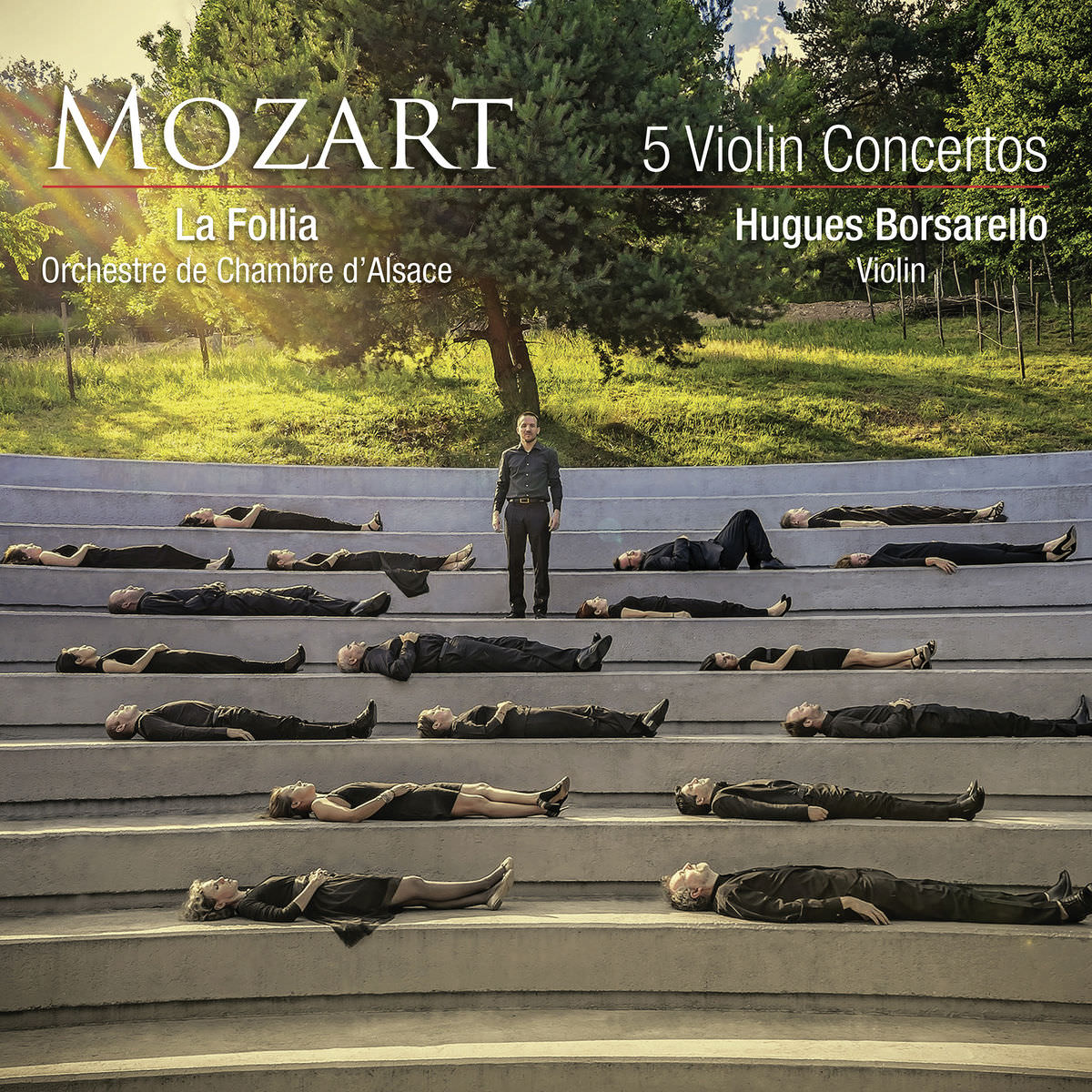 La Follia, Orchestre de chambre d’Alsace & Hugues Borsarello - Mozart: 5 Violin Concertos (2014) [FLAC 24bit/96kHz]
