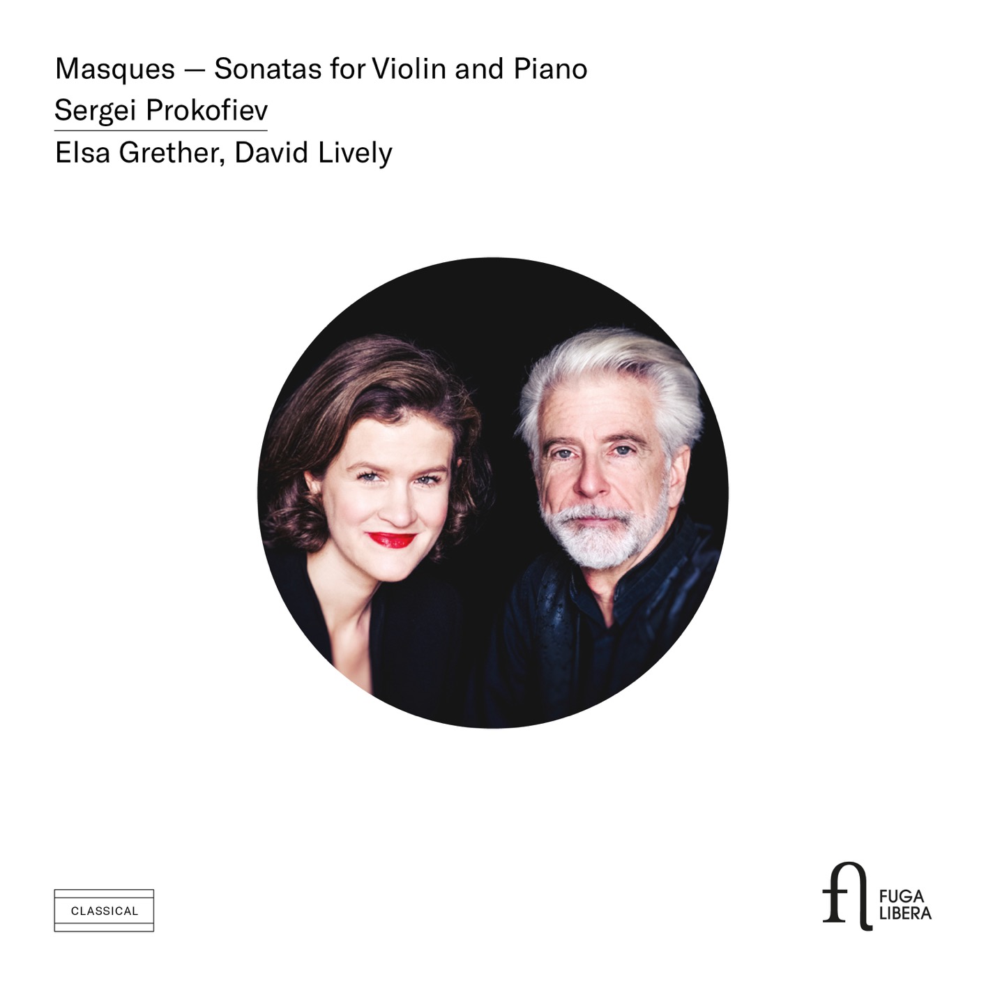 Elsa Grether & David Lively - Prokofiev: Masques & Sonatas for Violin and Piano (2019) [FLAC 24bit/96kHz]