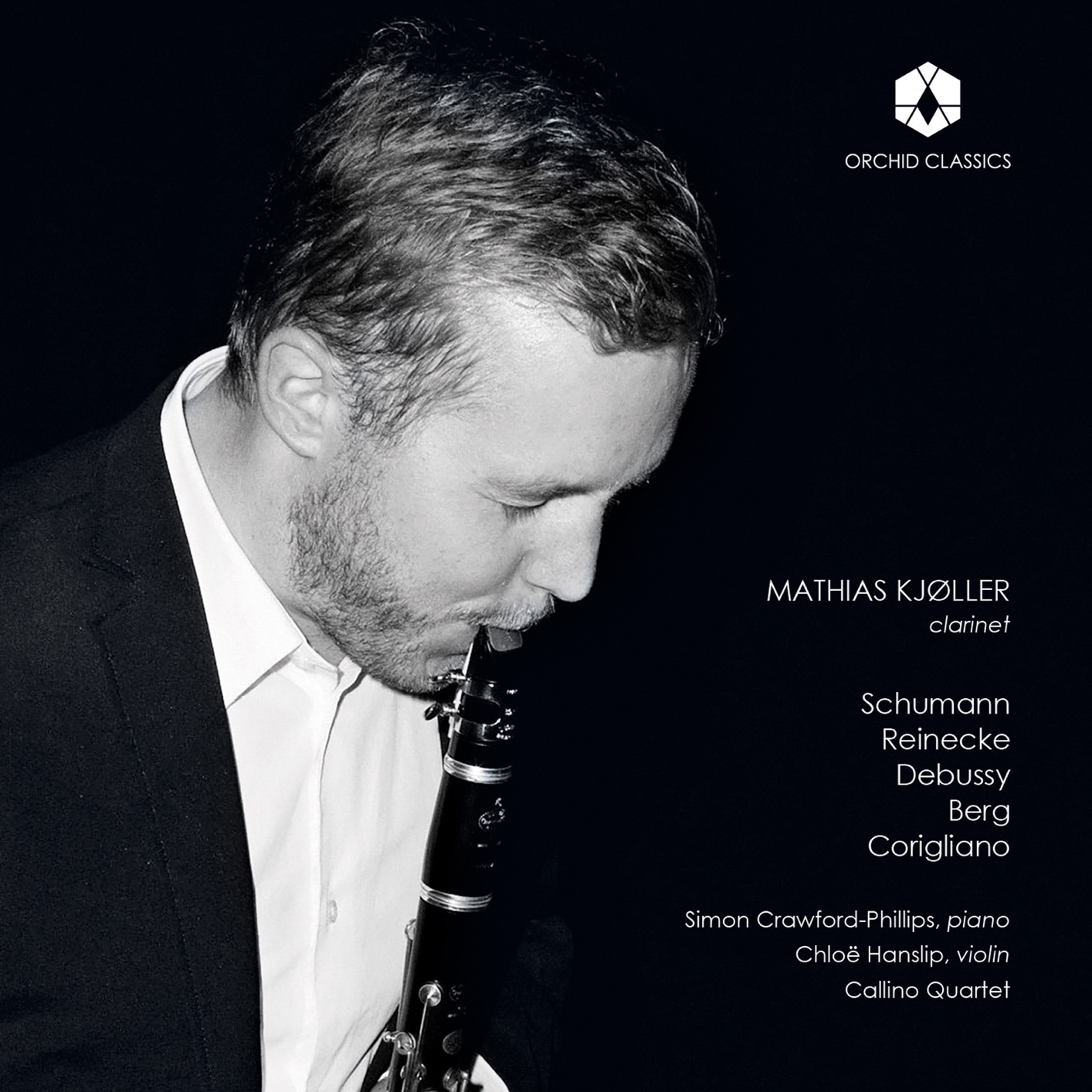 Mathias Kjoller – Schumann, Reinecke, Debussy, Berg & Corigliano: Works Featuring Clarinet (2018) [FLAC 24bit/48kHz]