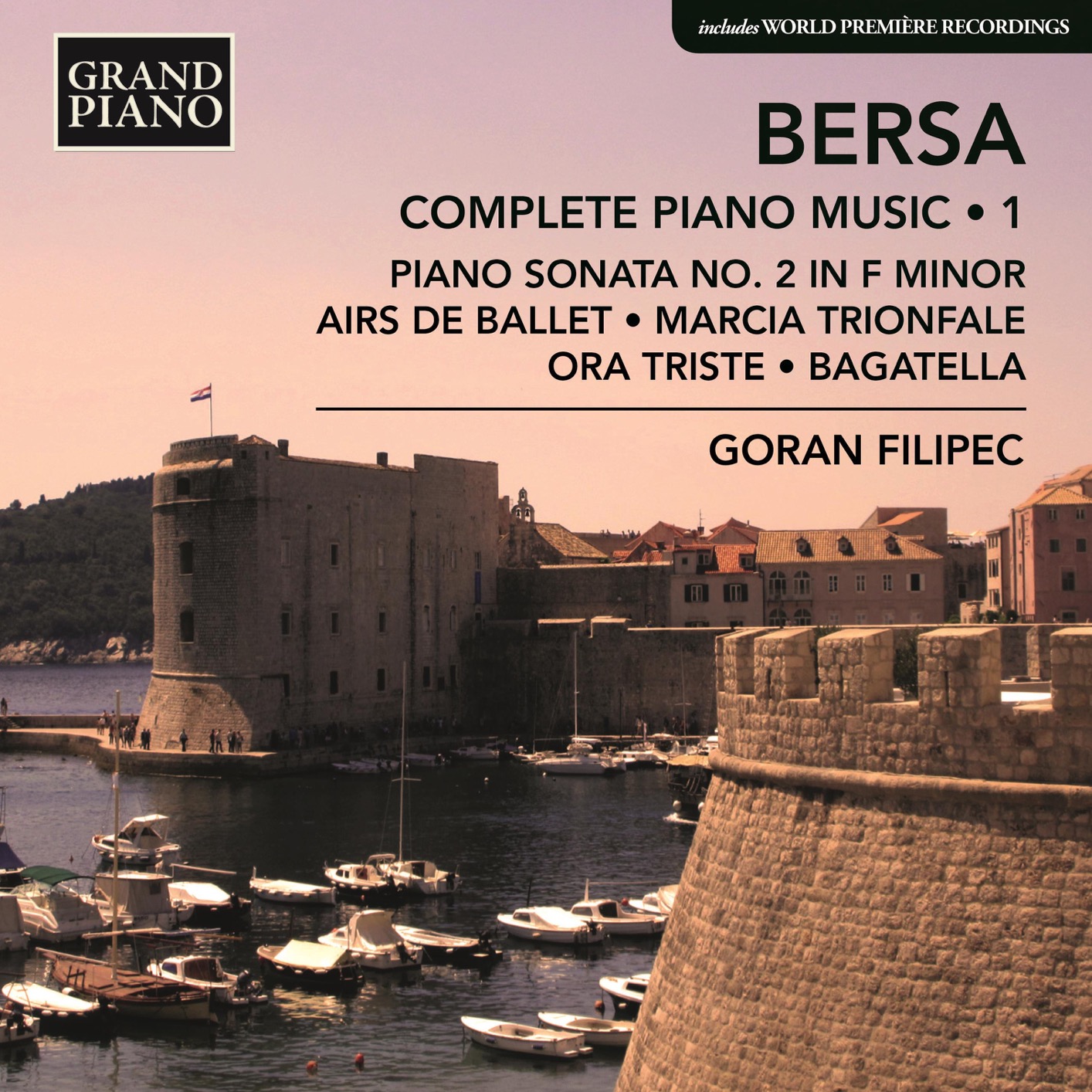 Goran Filipec – Bersa: Complete Piano Works, Vol. 1 (2018) [FLAC 24bit/96kHz]