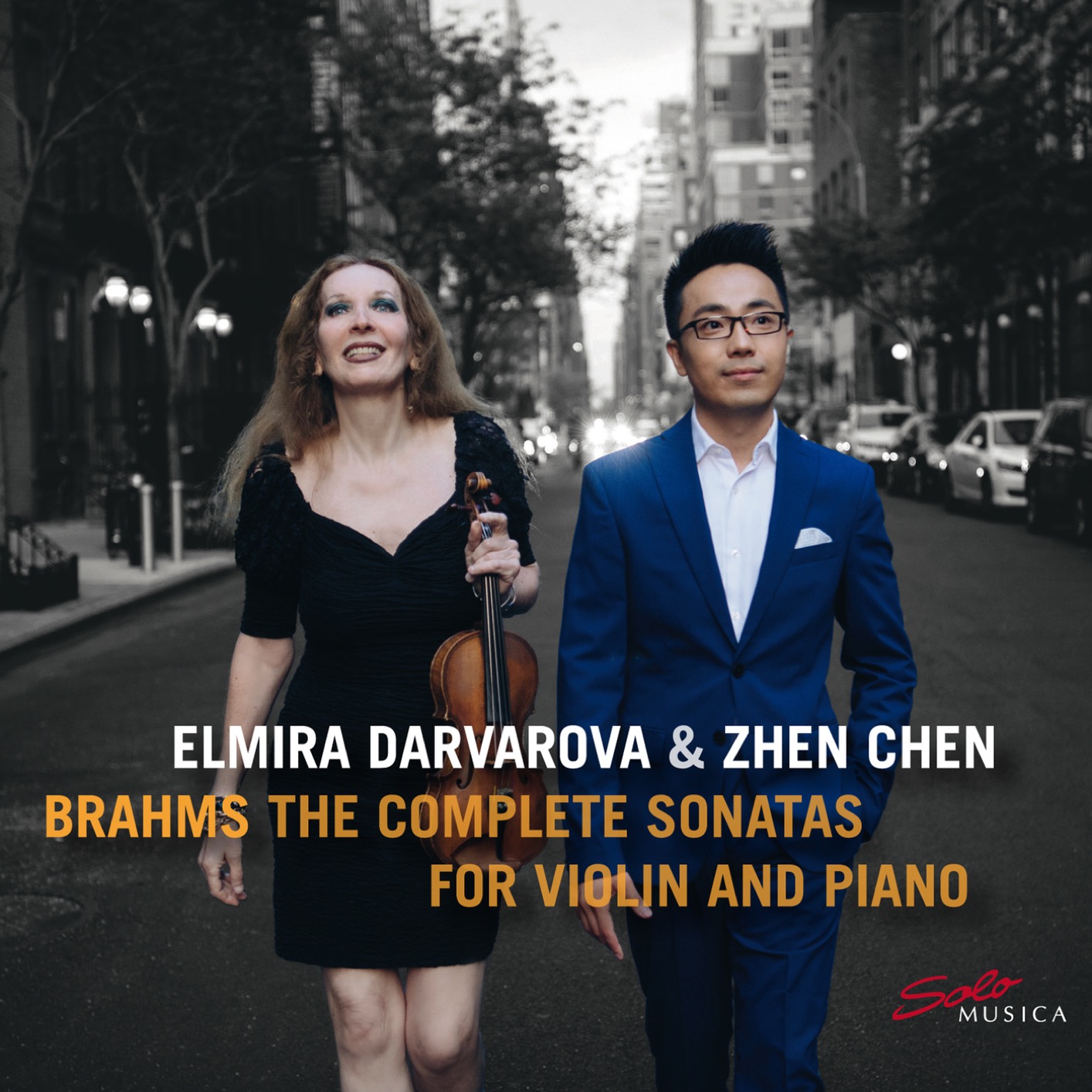 Elmira Darvarova & Zhen Chen - Brahms: The Complete Sonatas for Violin and Piano (2019) [FLAC 24bit/96kHz]