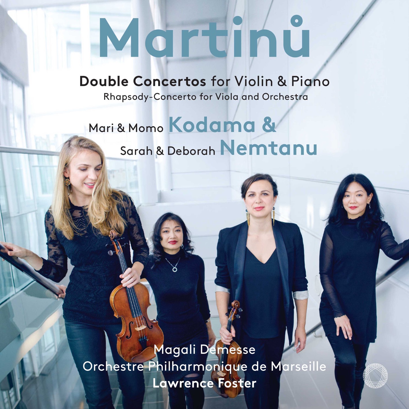 Mari & Momo Kodama, Sarah & Deborah Nemtanu - Martinu: Double Concertos (2018) [FLAC 24bit/96kHz]