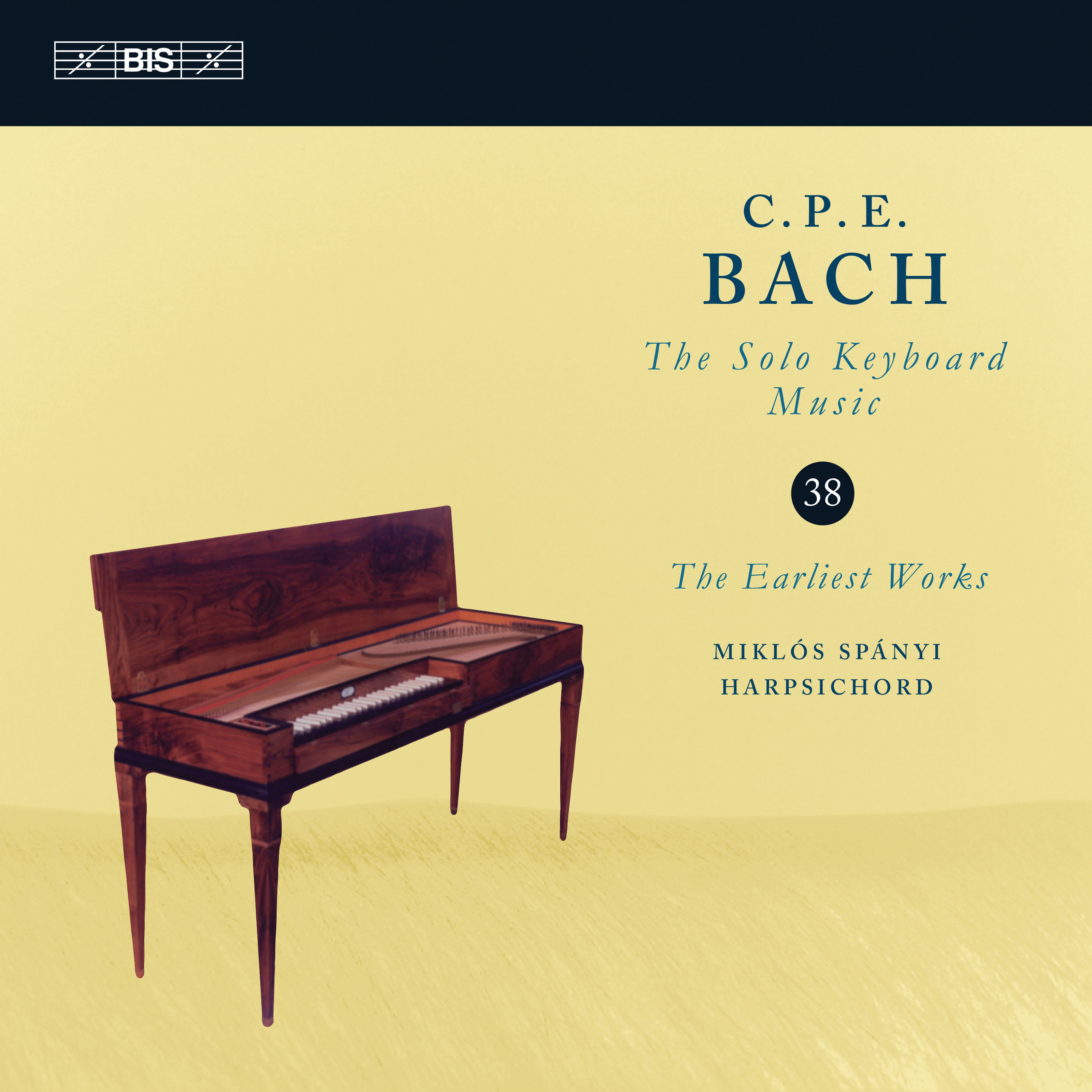 Miklos Spanyi - C.P.E. Bach: Solo Keyboard Music, Vol. 38 (2019) [FLAC 24bit/96kHz]