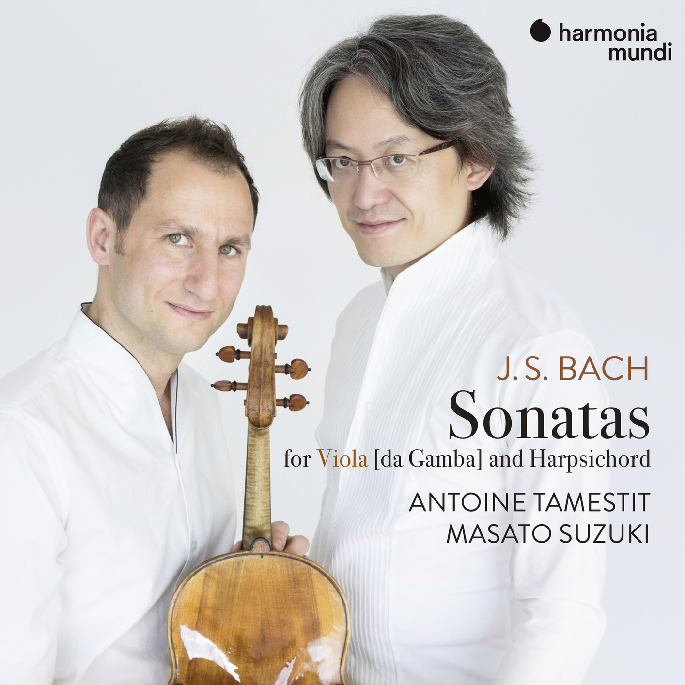 Antoine Tamestit & Masato Suzuki - J.S. Bach: 3 Sonatas for Viola da Gamba and Harpsichord, BWV 1027-1029 (2019) [FLAC 24bit/96kHz]
