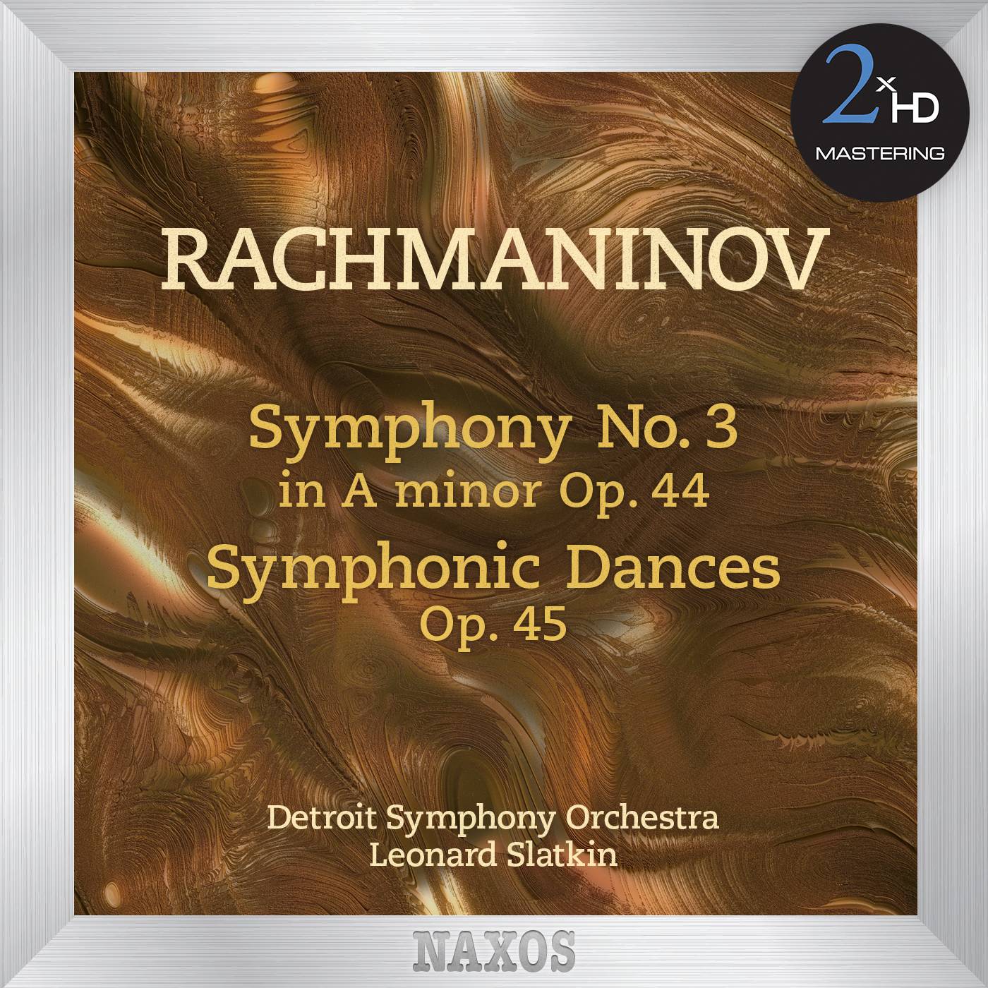 Detroit Symphony Orchestra & Leonard Slatkin - Rachmaninov: Symphony No. 3 in A minor Op. 44 - Symphonic Dances Op. 45 (2013/2015) [FLAC 24bit/192kHz]
