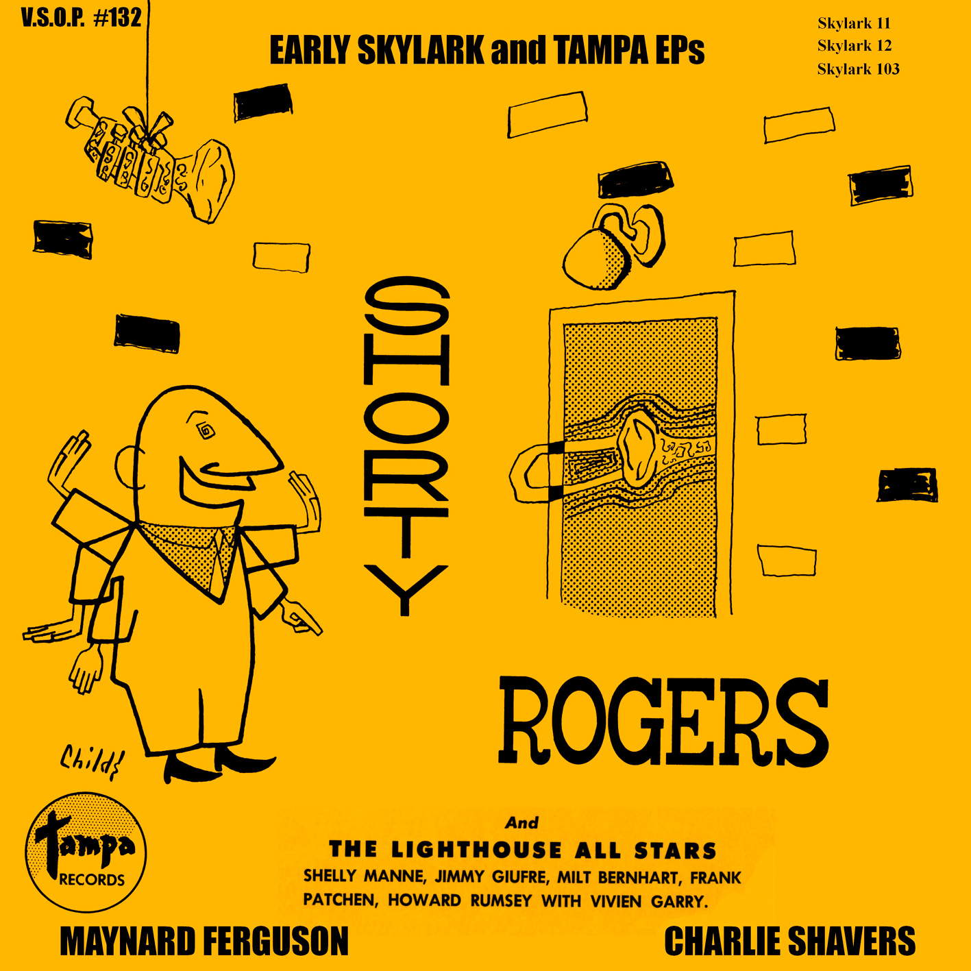 Shorty Rogers & The Lighthouse All Stars - Early Skylark And Tampa EPs (2017) [FLAC 24bit/44,1kHz]