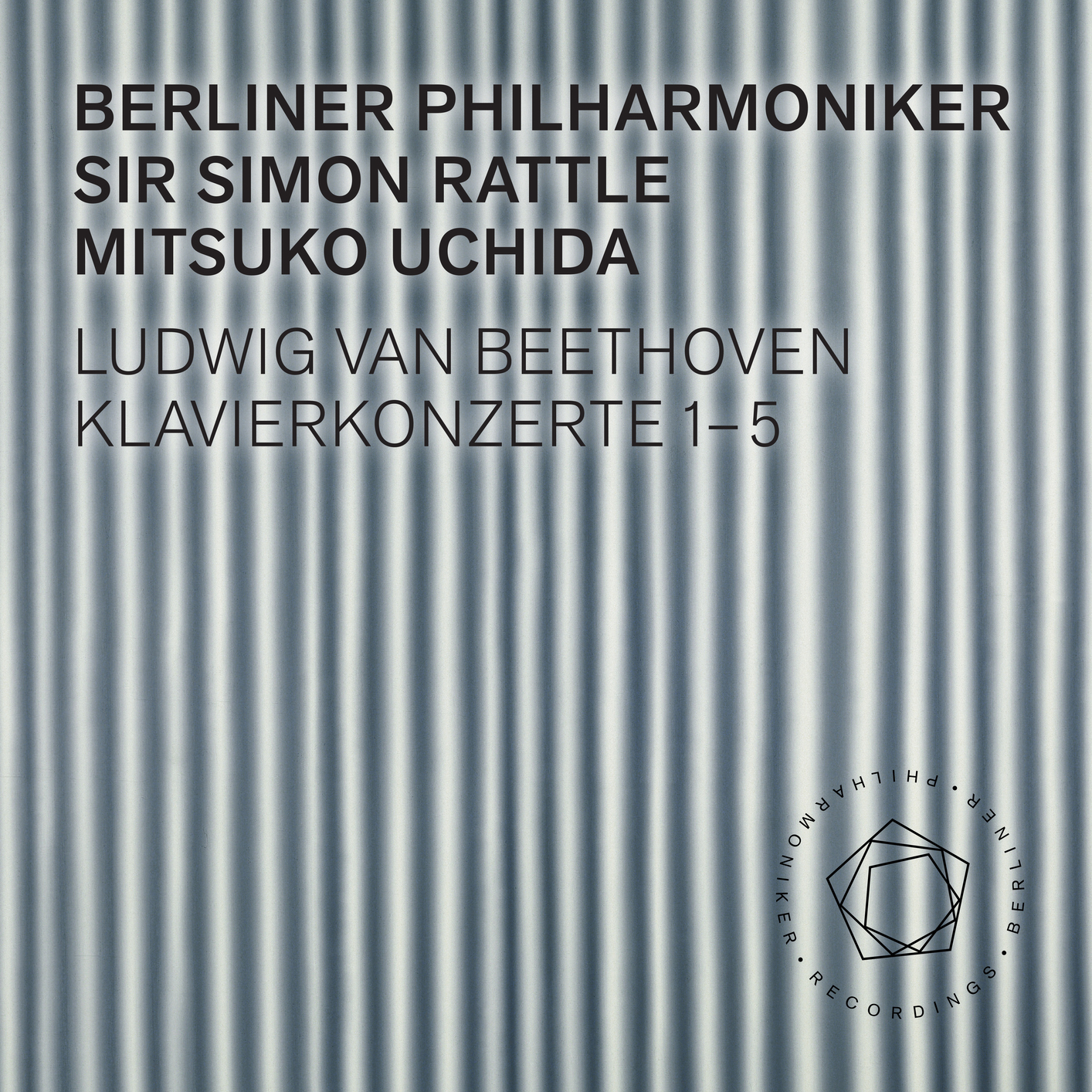 Berliner Philharmoniker, Sir Simon Rattle and Mitsuko Uchida - Beethoven: Piano Concertos 1-5 (2019) [FLAC 24bit/48kHz]
