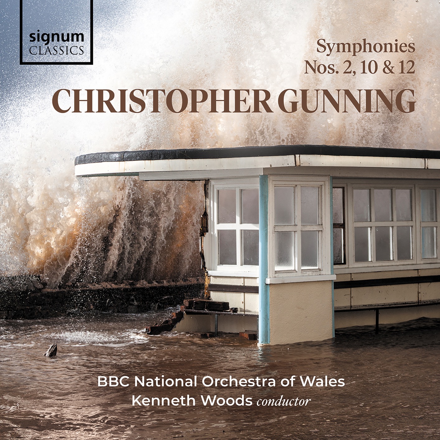 BBC National Orchestra of Wales & Kenneth Woods – Christopher Gunning: Symphonies 10, 2 and 12 (2019) [FLAC 24bit/96kHz]