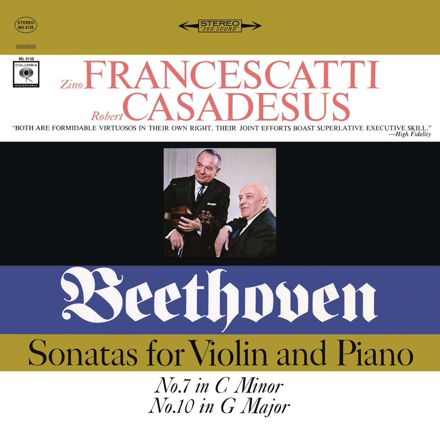 Zino Francescatti - Beethoven: Violin Sonatas Nos. 7 & 10 (Remastered) (2019) [FLAC 24bit/192kHz]