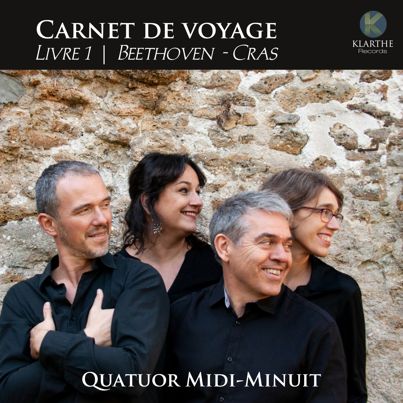 Quatuor Midi-Minuit – Carnet de voyage, Livre 1, Beethoven & Cras (2019) [FLAC 24bit/88,2kHz]
