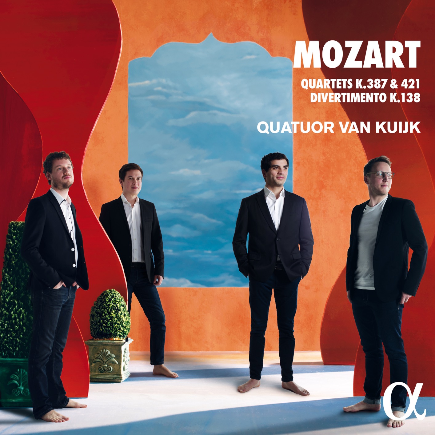 Quatuor Van Kuijk - Mozart: Quartets K.387, K.421 & Divertimento K.138 (2019) [FLAC 24bit/96kHz]