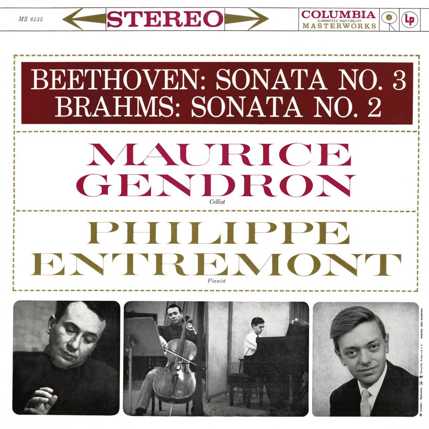 Maurice Gendron - Beethoven: Sonata No. 3 - Brahms: Sonata No. 2 (Remastered) (2019) [FLAC 24bit/96kHz]