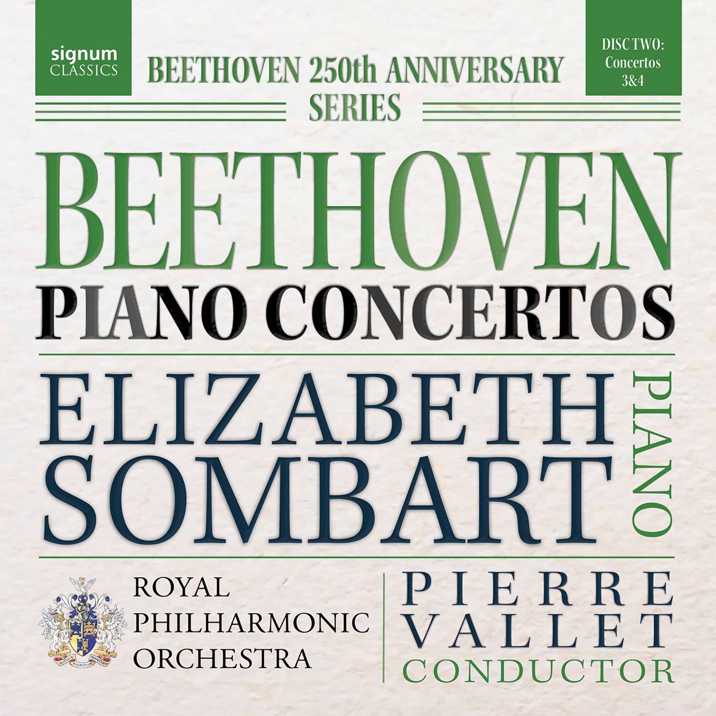 Elizabeth Sombart - Beethoven 250th Anniversary Series: Piano Concertos Nos. 3 & 4 (2020) [FLAC 24bit/192kHz]