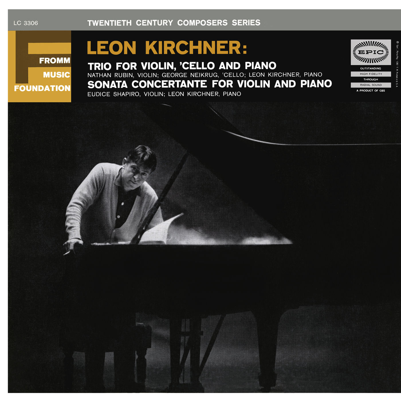 Leon Kirchner – Kirchner – Trio No. 1 – Sonata concertante (Remastered) (1957/2020) [FLAC 24bit/96kHz]